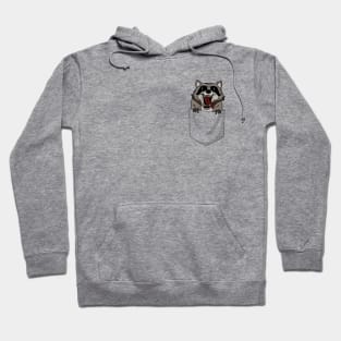 Raccoon in pocket Hoodie